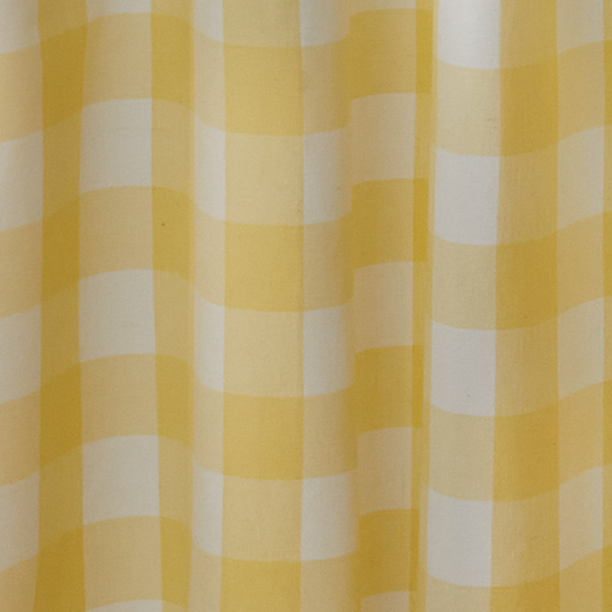 Wicklow Check Shower Curtain - Yellow