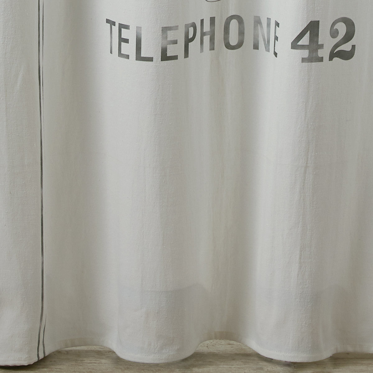 Seed Sack Shower Curtain