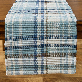 Driftwood Plaid Chindi Runner 72" L