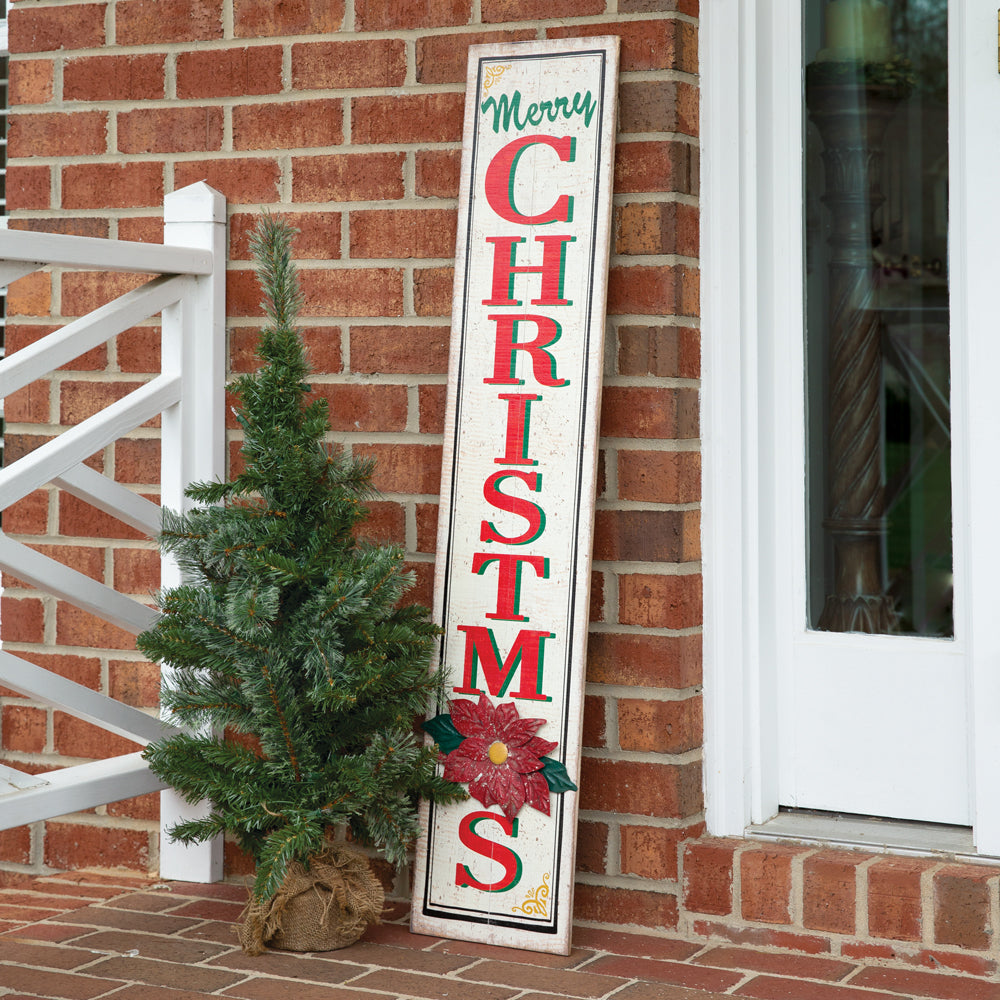 Merry Christmas Porch Sign - 4 ft