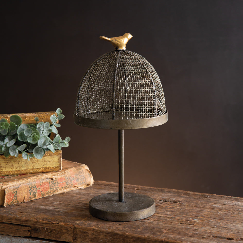 Mini Tabletop Cloche with Stand