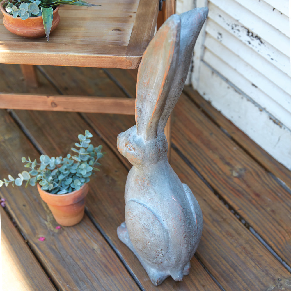 Long Eared Hare Garden Statue