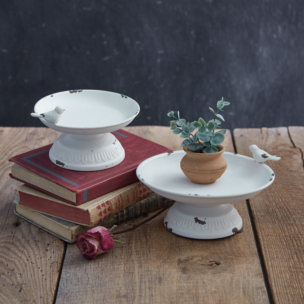 Large Ariella Pedestal Dish - Box of 2