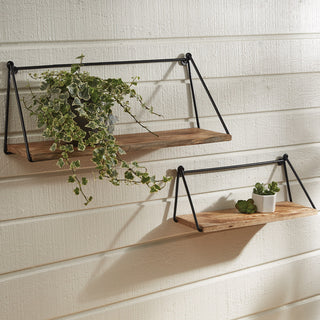 Bar & Loop Shelves (Set of 2)