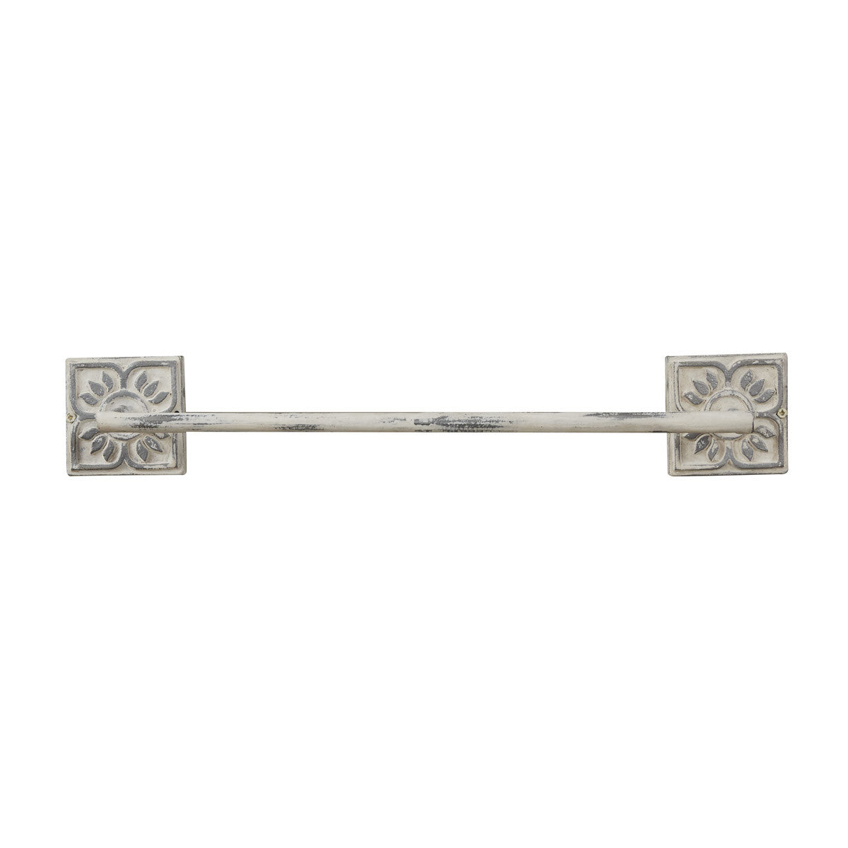 Distressed Tile Towel Bar 16"