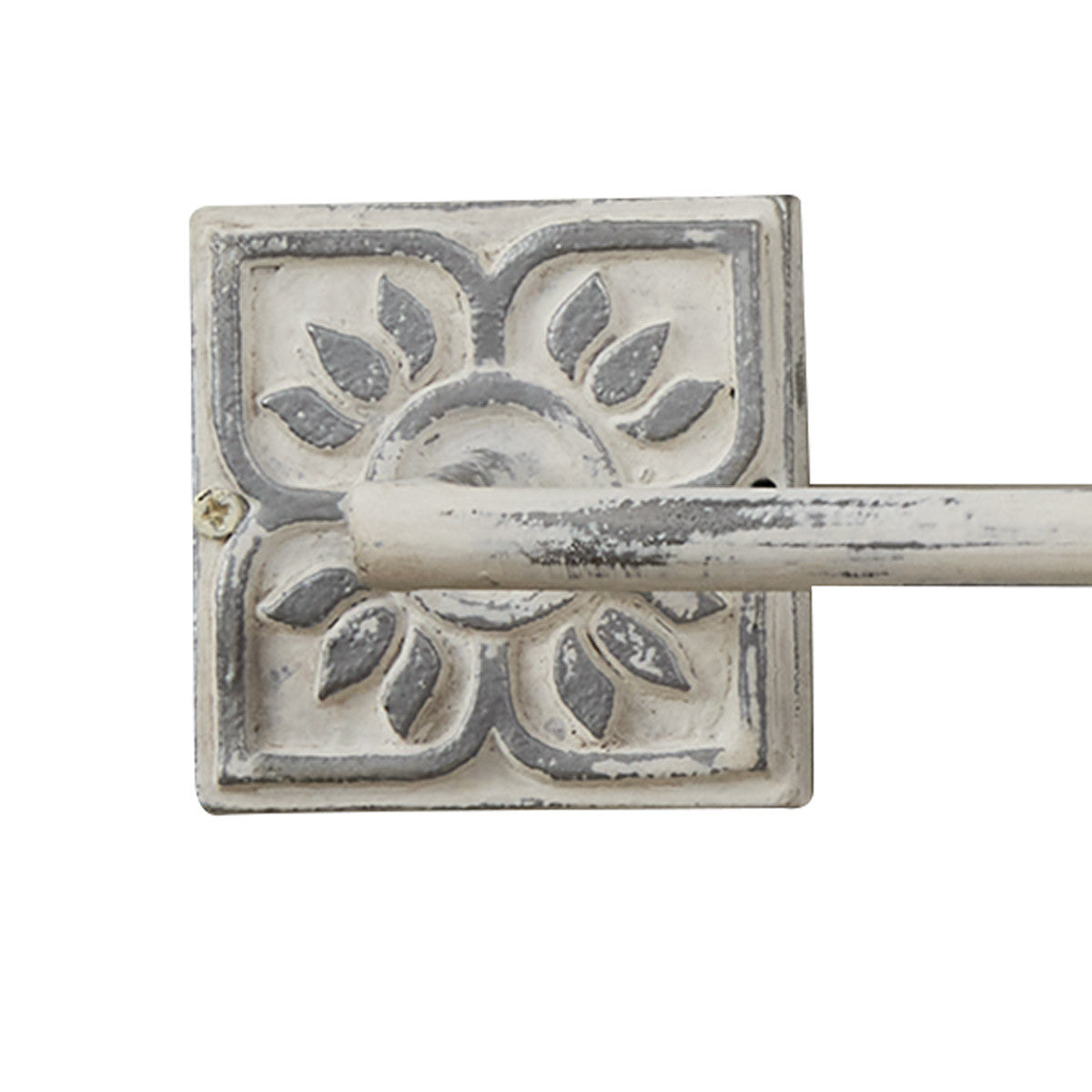 Distressed Tile Towel Bar 16"