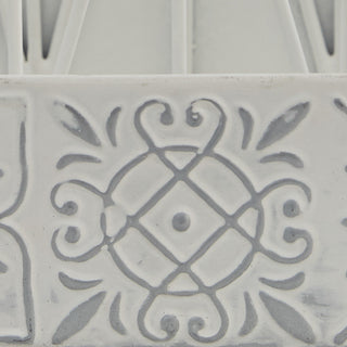 Distressed Tile Napkin Caddy with Salt and Pepper