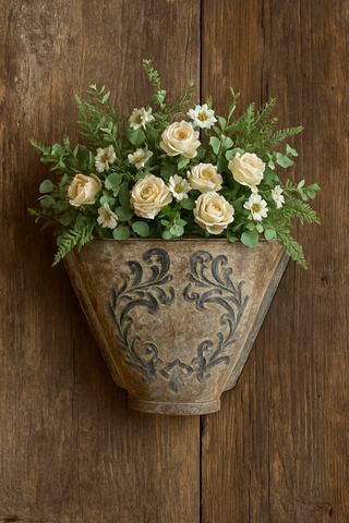 Vintage Inspired European Harvest Basket