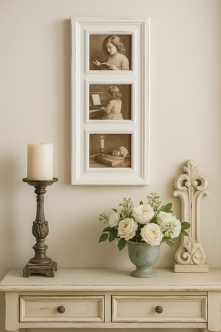 Tri Photo Picture Frame