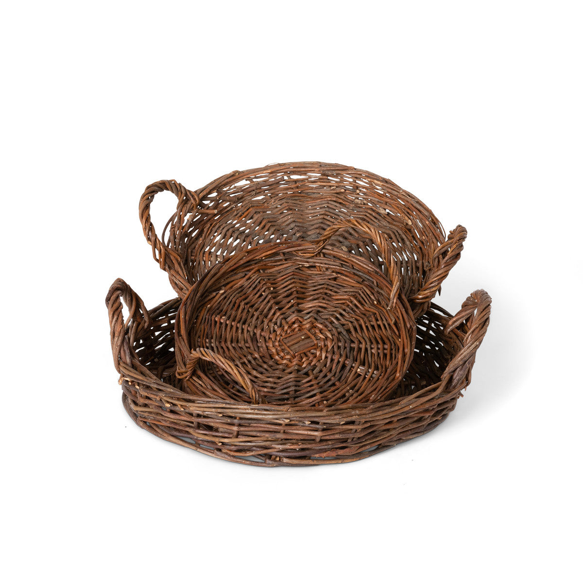 Round Willow Trays