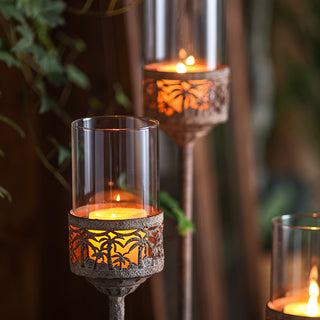 Tall Iron Candle Holder - Small