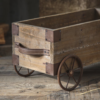 Wood and Metal Flower Stand