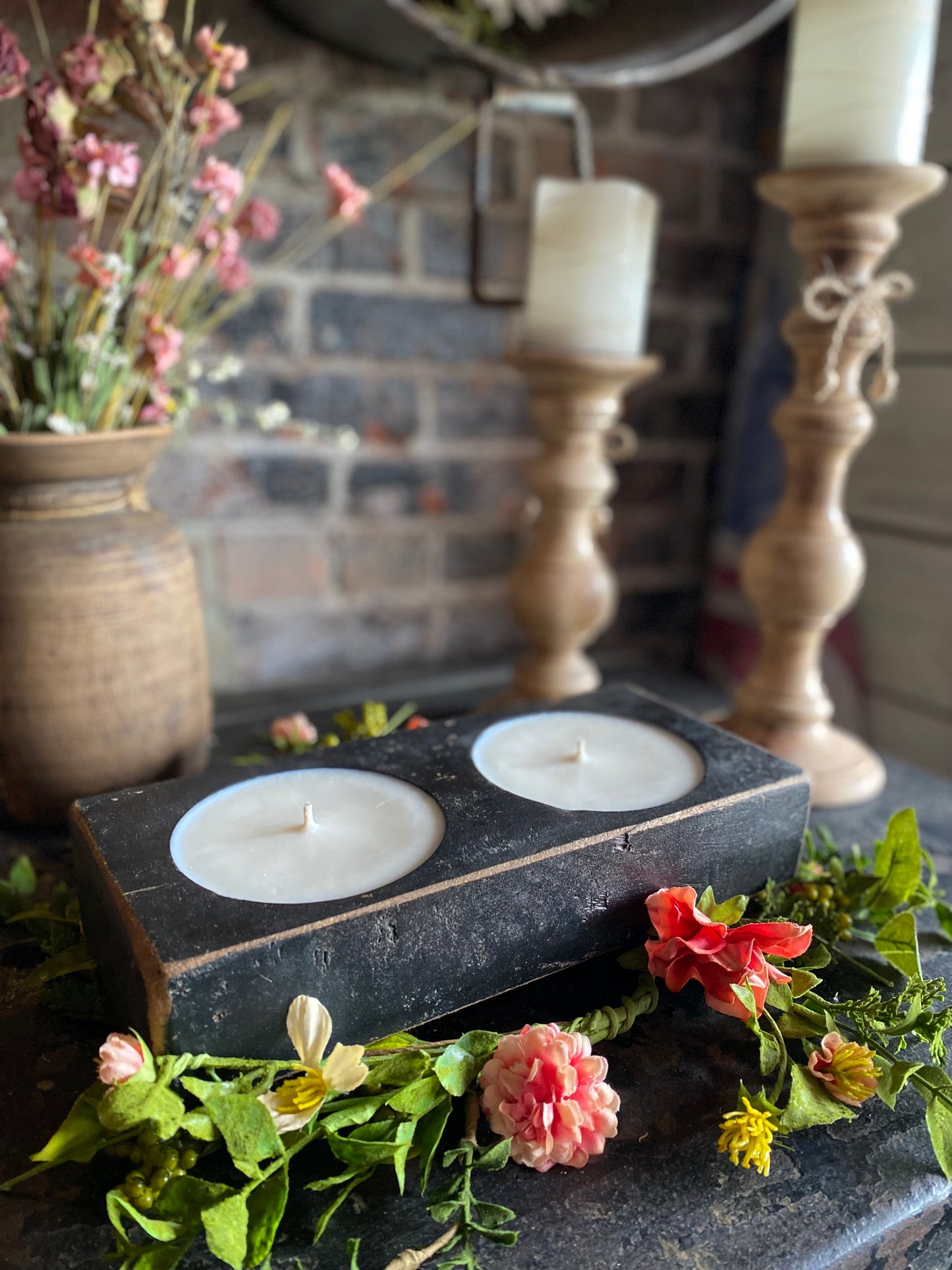 River Chic Candles - 2 Hole Cheese Mold - Black