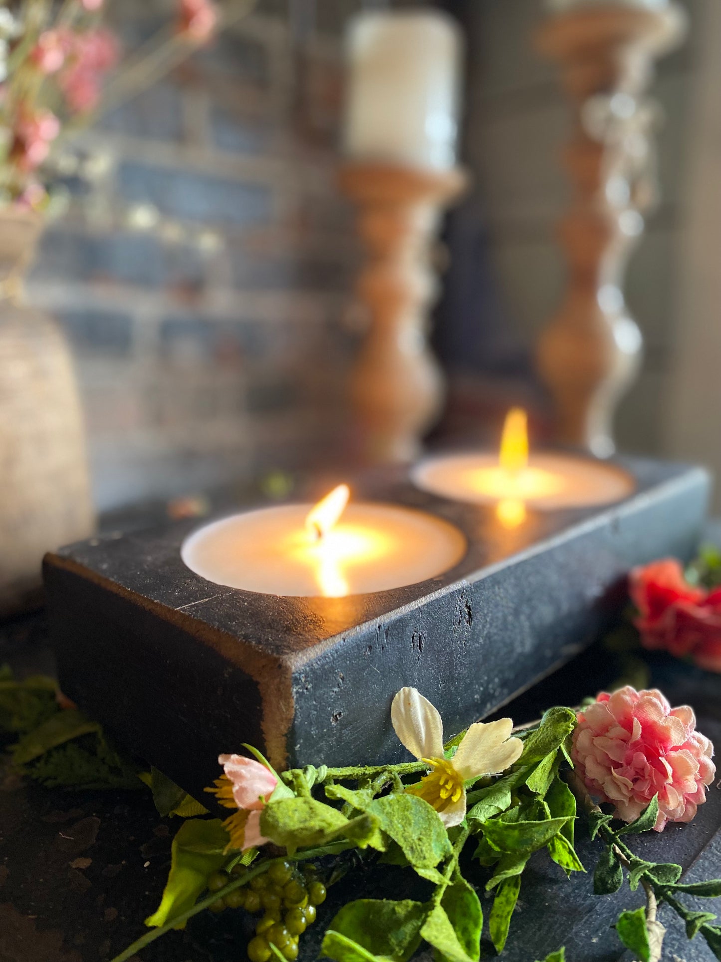 River Chic Candles - 2 Hole Cheese Mold - Black