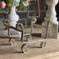Metal Stands (Set of 2) - used for the 6 Wick & 9 Wick  Dough Bowl Candle