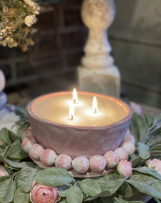 XL Beadz Bowl - Candle - Pink Passion