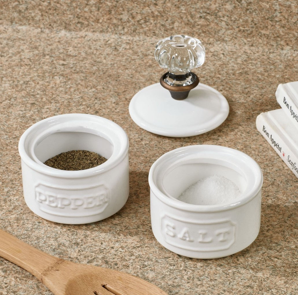 Door Knob Salt Cellar Set