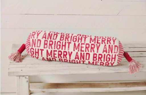 Merry & Bright Bolster Pillow