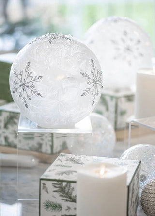 Snowflake Globes (Set Of 3)