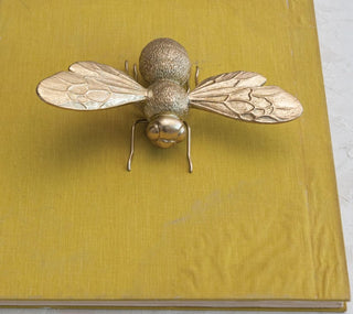 Resin Bee, Gold Finish