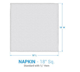 Basketweave Napkin - Dusk - Set of 6