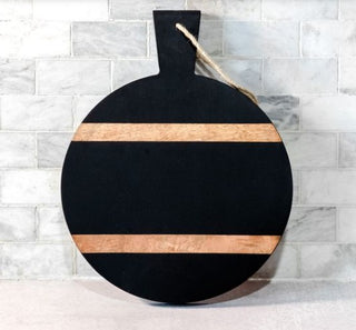 Black Deco Serving Board