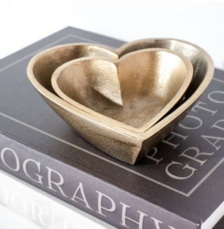 Brass Heart Bowls