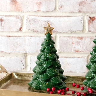 LED Green Tree w/ Star 7.25"