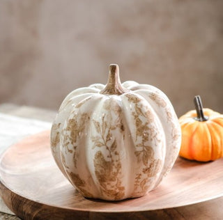 7" Beige Heirloom Pumpkin