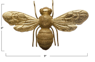 Resin Bee, Gold Finish