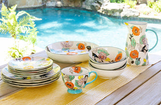 Poppy Garden Cappuccino Cup