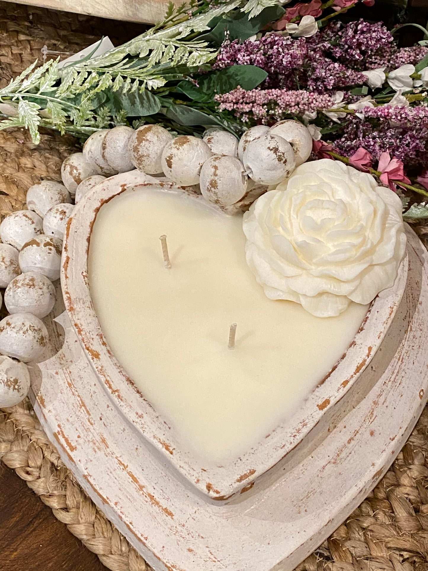 Heartz Beadz Bowl - Candle - River Chic Designs
