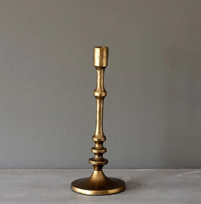 Cast Aluminum Classic Candle Stick, Medium