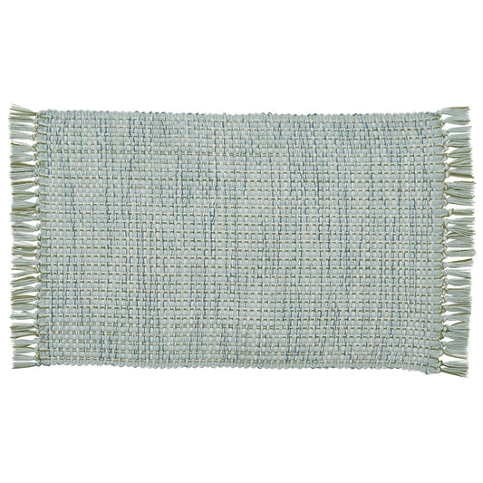 Basketweave Placemat - Barely Blue - Set of 6