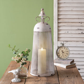 Antiqued Metal Crown Cloche