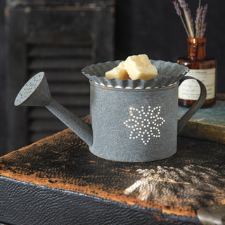 Punched Flower Watering Can Wax Warmer