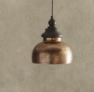 Antiqued Copper Pendant Light