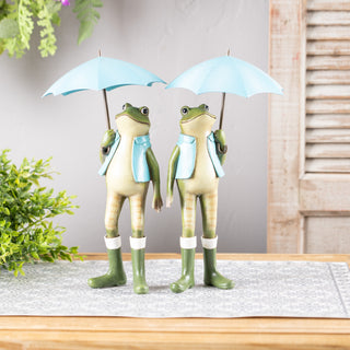 Frog with Umbrella - Set of 2