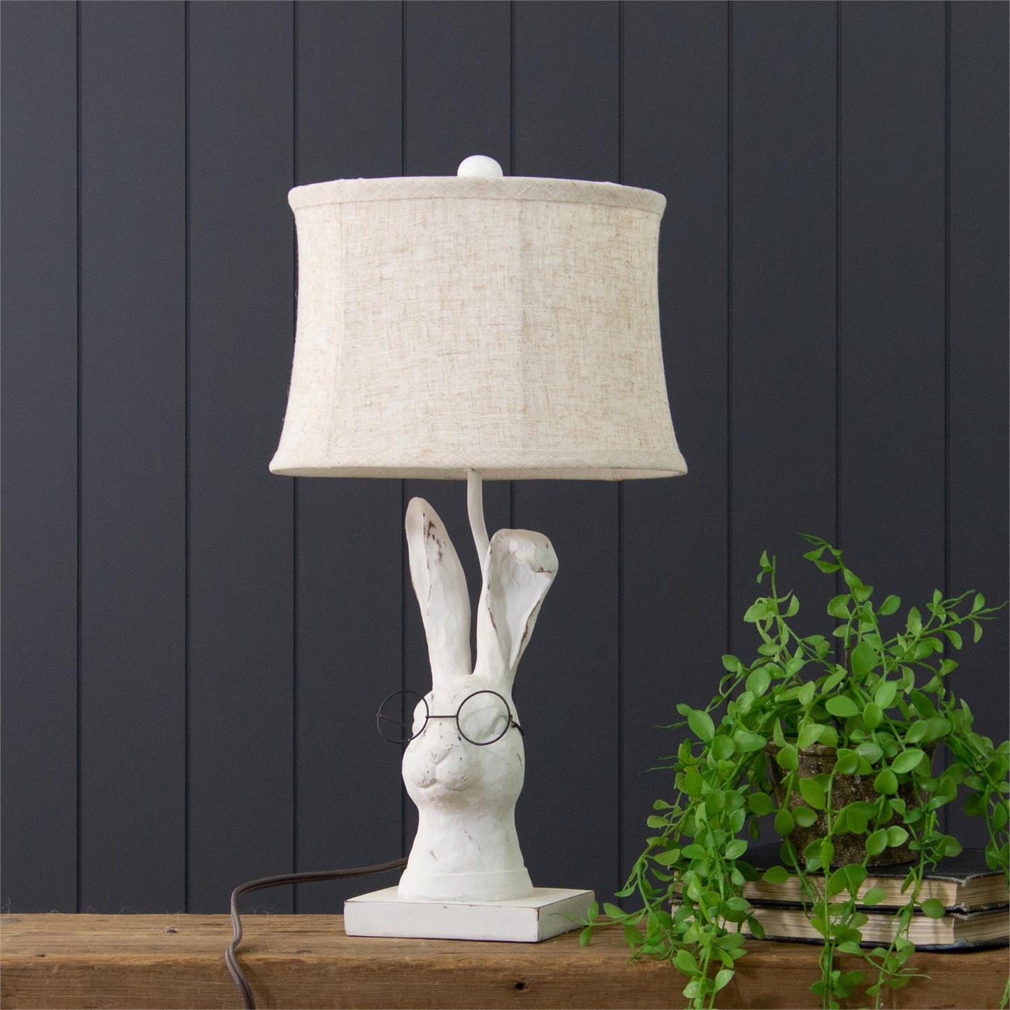 Table Lamp   - Rabbit With Glasses