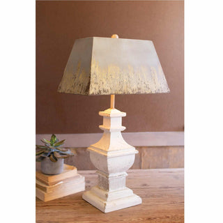 Distressed Touches of Blue Table Lamp