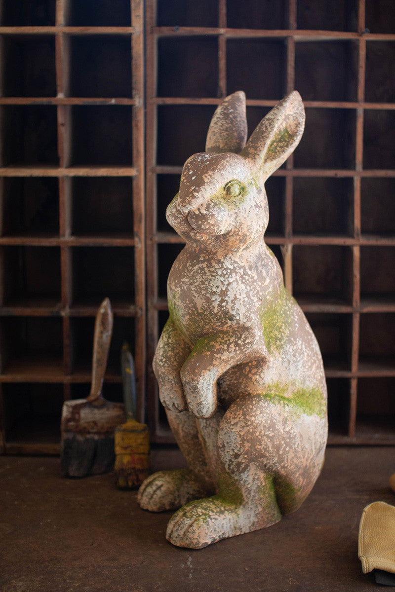 Rustic Rabbit with Head Forward – River Chic Designs