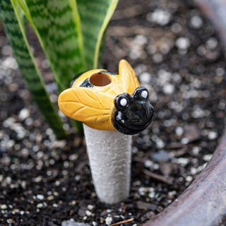 Secret Garden Bee Pot Stake - Set of 2