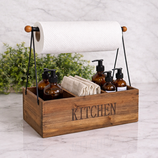 Wooden Kitchen Multi-Use Caddy