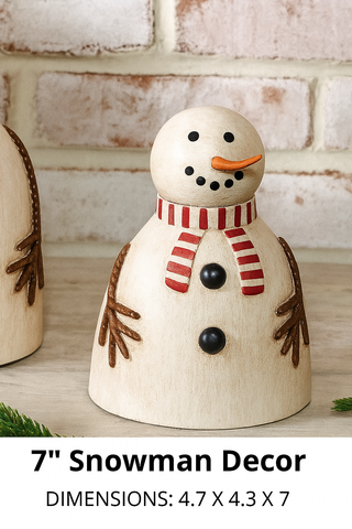 7 " Snowman Decor