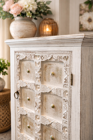 Linen & Lace Cottage Cabinet