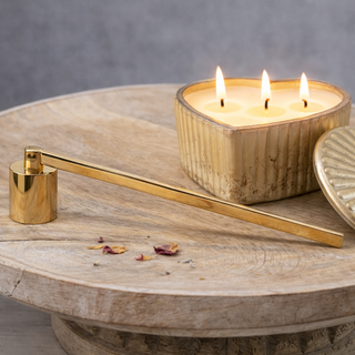 7" Gold Wick Snuffer