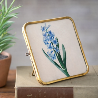 Antiqued Brass Photo Frame 5x5