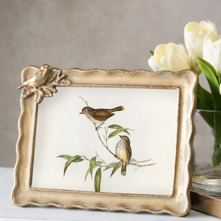 Gold Bird Accent Photo Frame 7" x 5"