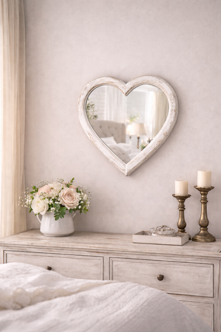 Simple Grace Heart Mirror
