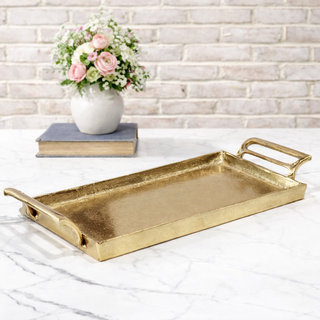 Golden Serving Tray
